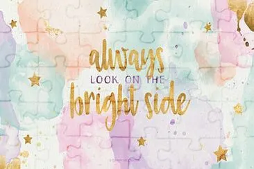 - Siempre Mira el lado Positivo - jigsaw puzzle