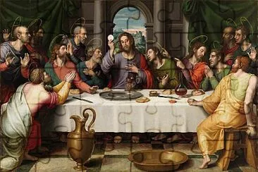 a última ceia jigsaw puzzle