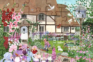 Ma maison et jardin jigsaw puzzle