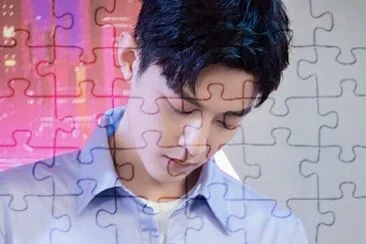 Chinese actor  Xiao Zhan jigsaw puzzle