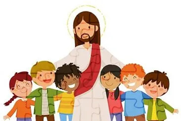 JESUS CON NIÑOS jigsaw puzzle