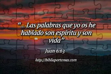 Juan 6:63 jigsaw puzzle