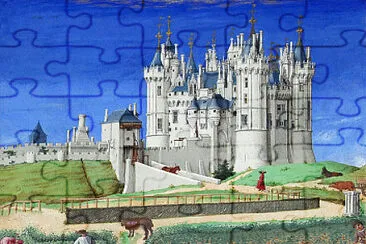 פאזל של Très riches heures du duc de Berry.