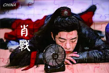 Chinese actor Xiao Zhan jigsaw puzzle