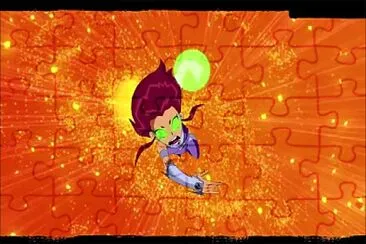 starfire los jovenes titanes jigsaw puzzle