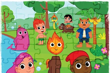 turma do folclore jigsaw puzzle