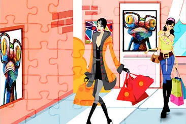 Mode jigsaw puzzle