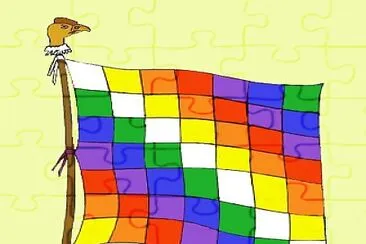 BANDERA WIPHALA jigsaw puzzle