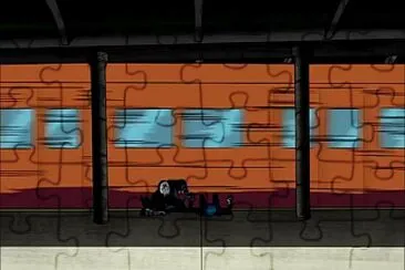 red X salva a chico bestia los jovenes titanes jigsaw puzzle
