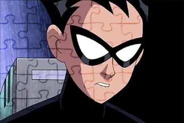 robin es red X los jovenes titanes jigsaw puzzle