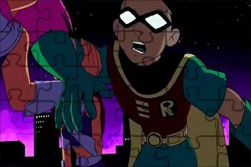 blakfire se lleva a robin los jovenes titanes