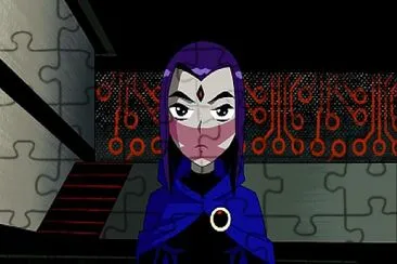 raven tiene una marca de cinta los jovenes titanes