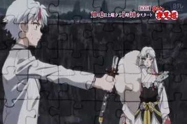 sesshomaru mira a towa hanyo no yashahime