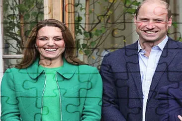 Kate Middleton - Ensemble vert jigsaw puzzle