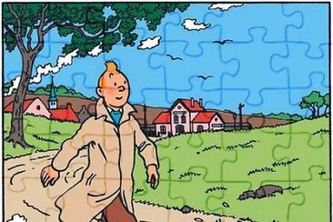 Tintin et Milou jigsaw puzzle