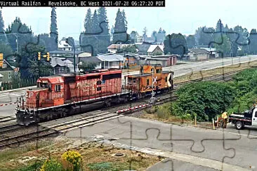 CP-6028 with Caboose Revelstoke,BC/CA jigsaw puzzle