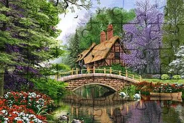 Casa del puente jigsaw puzzle