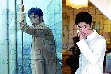 Chinese actor Xiao Zhan jigsaw puzzle