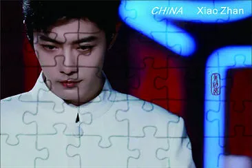 Chinese actor Xiao Zhan jigsaw puzzle