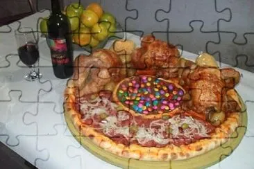a jigsaw puzzle