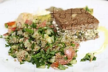 a jigsaw puzzle