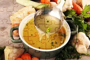 a jigsaw puzzle