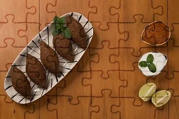 a jigsaw puzzle