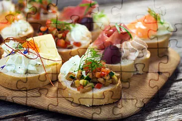 a jigsaw puzzle