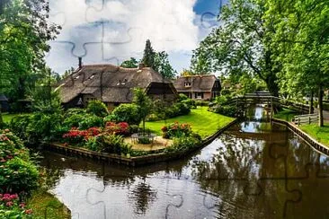 Giethoorn-Holanda jigsaw puzzle