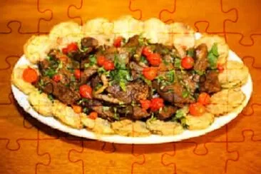 a jigsaw puzzle