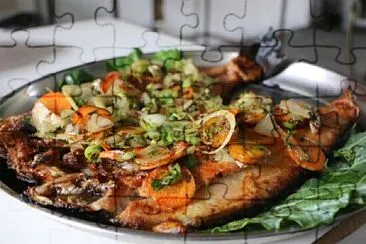 a jigsaw puzzle