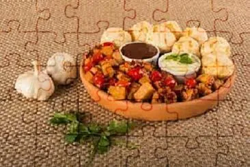 a jigsaw puzzle