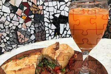 a jigsaw puzzle