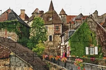 Najac-Carennac(FR) jigsaw puzzle