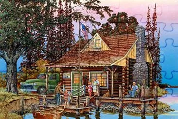 Visite grands parents jigsaw puzzle