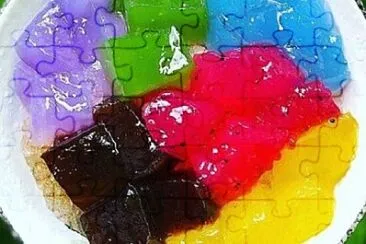 a jigsaw puzzle
