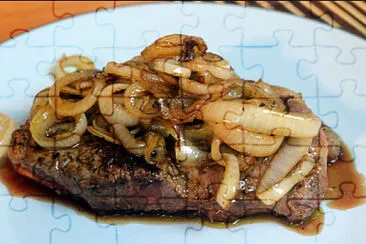 a jigsaw puzzle