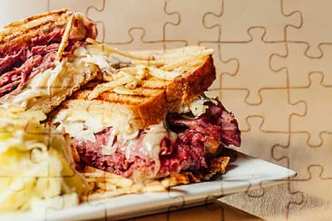 a jigsaw puzzle
