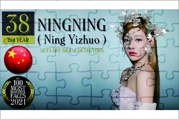 The 100 Most Beautiful Faces of 2021 jigsaw puzzle