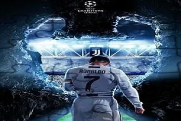 Foto de un futbolista . jigsaw puzzle