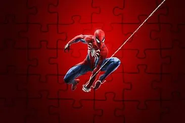 un rompecabezas de spiderman