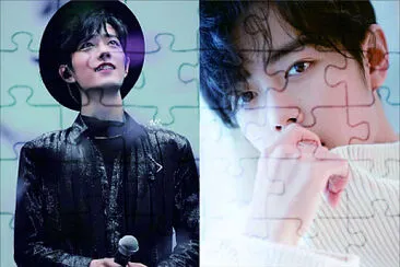 Chinese actor Xiao Zhan jigsaw puzzle
