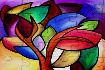 Arte colorido jigsaw puzzle