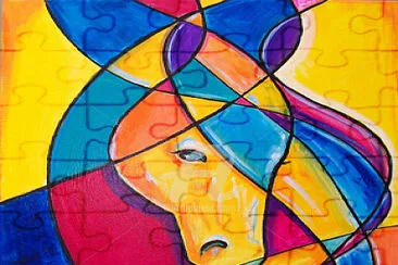 Arte colorido jigsaw puzzle