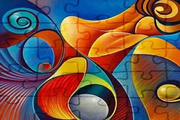 Arte colorido jigsaw puzzle