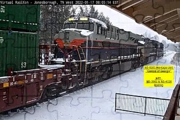 NS-8101 (hu  "Central of Georgia   "), lead by NS-3661, NS-4326 in the jigsaw puzzle