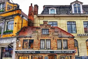Chocolatería en Brujas-Bélgica