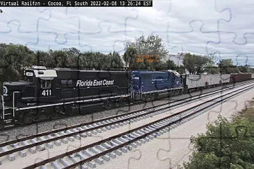 Florida East Coast, FEC-411 and FEC-507 jigsaw puzzle