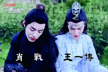 Chinese actor Xiao Zhan / Wang Yibo jigsaw puzzle