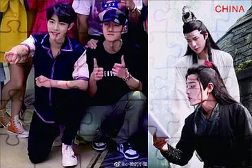 Chinese actor Xiao Zhan / Wang Yibo jigsaw puzzle
